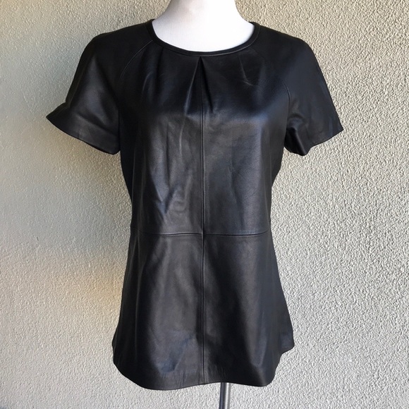 Banana Republic Tops - Banana Republic Leather Blouse